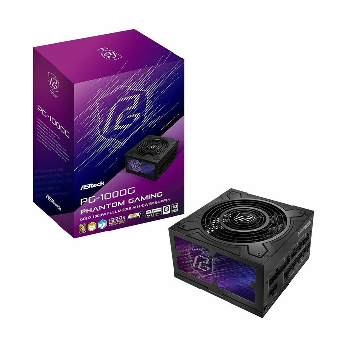ASRock Phantom Gaming PG-1000G 1000W ATX 80+ Gold Modular Black ASRock Phantom Gaming PG-1000G 1000W ATX 80+ Gold Modular Black