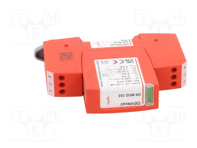 Dehn + Soehne DEHN 953 200 DEHNrail 2p DR M 2P 255 Protector contra sobretensiones Dehn + Soehne DEHN 953 200 DEHNrail 2p DR M 2P 255 Protector contra sobretensiones