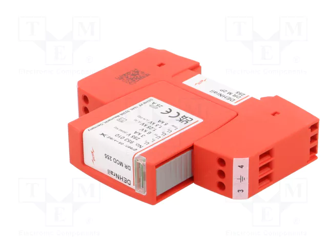 Dehn + Soehne DEHN 953 200 DEHNrail 2p DR M 2P 255 Protector contra sobretensiones Dehn + Soehne DEHN 953 200 DEHNrail 2p DR M 2P 255 Protector contra sobretensiones