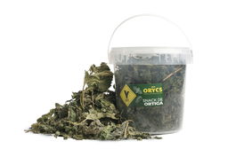 Miniorycs Snack Ortiga 55gr para Conejos y Roedores, Vitamina C, Vitamina A, Ácido Fólico, Hierro y Proteínas