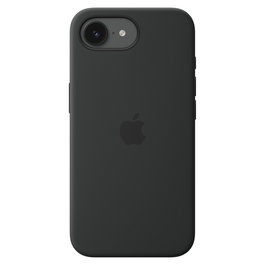 Apple Funda de silicona con MagSafe para iPhone 17e - Negro, Compatible con pantalla de 6.1", Protección contra caídas, Hecha con material reciclado