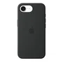 Apple Funda Silicona con MagSafe para iPhone 15, Negro - Compatible con Carga Inalámbrica, MHWD4ZM/A, 45% Material Reciclado