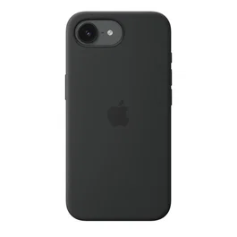 Apple Funda Silicona con MagSafe para iPhone 15, Negro - Compatible con Carga Inalámbrica, MHWD4ZM/A, 45% Material Reciclado