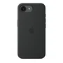 Apple Funda Silicona con MagSafe para iPhone 15, Negro - Compatible con Carga Inalámbrica, MHWD4ZM/A, 45% Material Reciclado