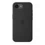 Apple Funda Silicona con MagSafe para iPhone 15, Negro - Compatible con Carga Inalámbrica, MHWD4ZM/A, 45% Material Reciclado