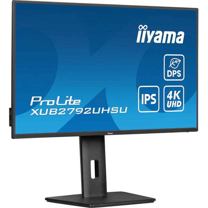 Iiyama ProLite XUB2792UHSU-B6 Monitor 27" 4K IPS, Altura Ajustable 150mm, Pivot, Diseño Elegante Iiyama ProLite XUB2792UHSU-B6 Monitor 27" 4K IPS, Altura Ajustable 150mm, Pivot, Diseño Elegante