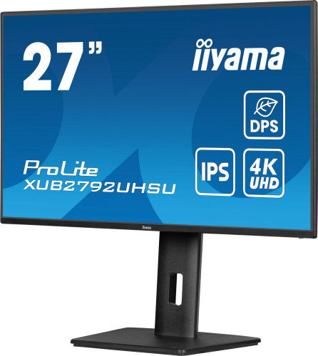 Iiyama XUB2792UHSU-B6 Monitor 27" 4K UHD IPS 3840 x 2160 Pixeles Negro 4 ms