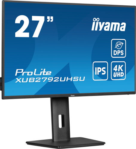 Iiyama XUB2792UHSU-B6 Monitor 27" 4K UHD IPS 3840 x 2160 Pixeles Negro 4 ms