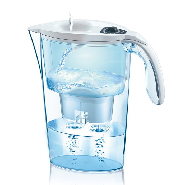 Laica Pack Jarra Filtrante Stream 2.3L Blanca con 1 Filtro BI-FLUX Laica Pack Jarra Filtrante Stream 2.3L Blanca con 1 Filtro BI-FLUX