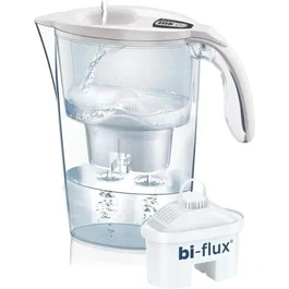 Laica Pack Jarra Filtrante Stream 2.3L Blanca con 1 Filtro BI-FLUX