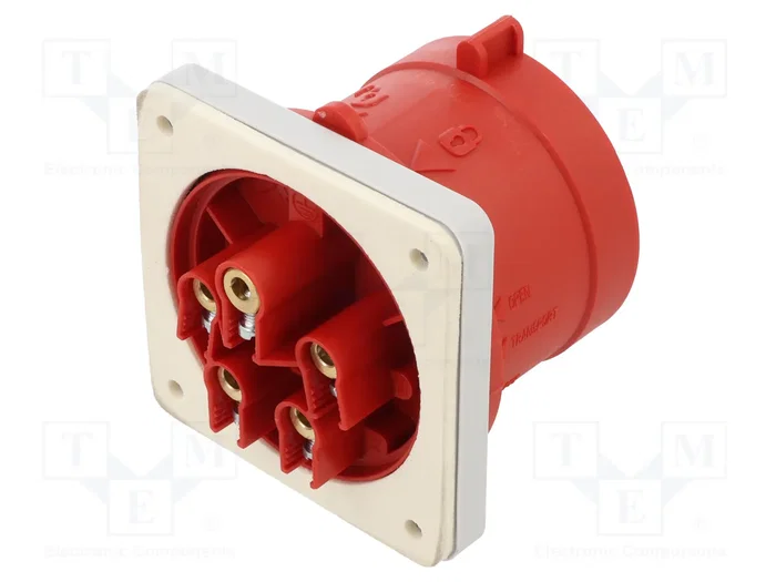 SEZ DK Conector de alimentación AC trifásico macho 32A 400V 5 pines SEZ DK Conector de alimentación AC trifásico macho 32A 400V 5 pines