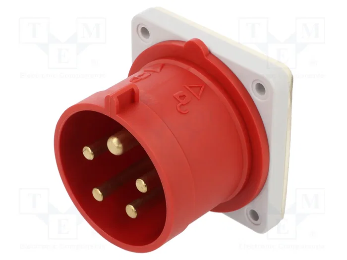 SEZ DK Conector de alimentación AC trifásico macho 32A 400V 5 pines SEZ DK Conector de alimentación AC trifásico macho 32A 400V 5 pines