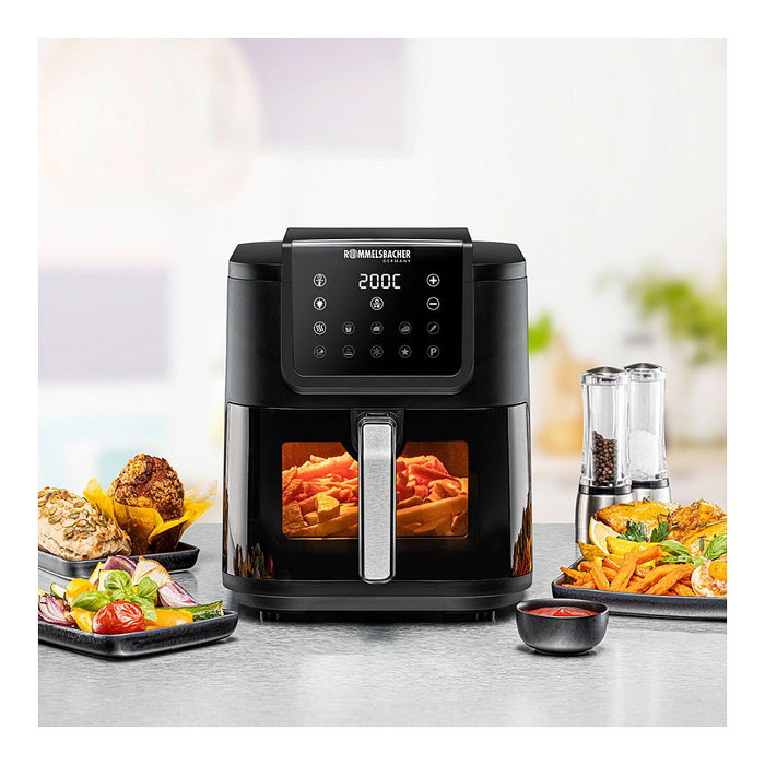 ROMMELSBACHER FRH 1700 Freidora de aire 8 L