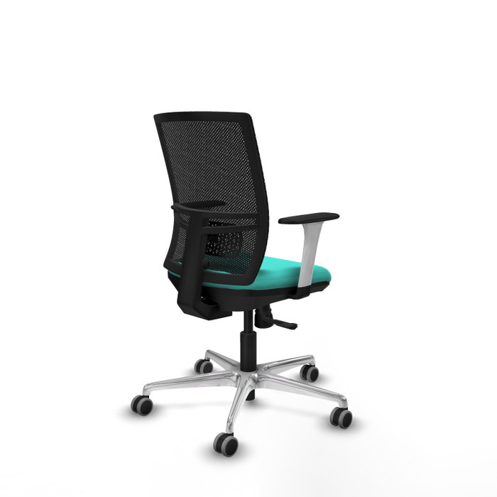 PIQUERAS Y CRESPO Silla de oficina Yunquera Turquesa y Negro