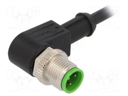 MURRELEKTRONIK Cable para sensores M12 macho angular 5m 4A
