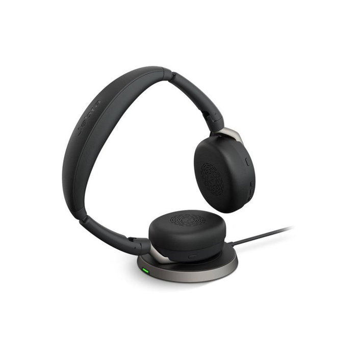 Jabra Evolve2 65 Flex MS Stereo Headset - Auriculares para Oficina con Micrófono (OEN: 26699-999-989)