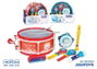 JugaToys Conjunto de instrumentos musicales con tambor, padereta, maracas, flauta y armónica