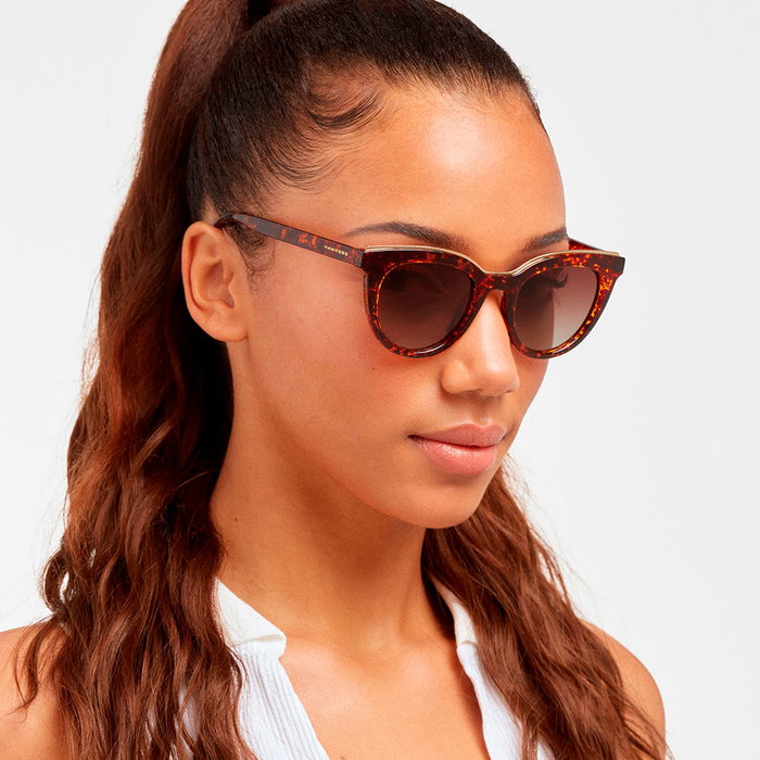 Hawkers #Carey Brown Gafas de Sol Polarizadas Cat-Eye para Mujer - Material TR90