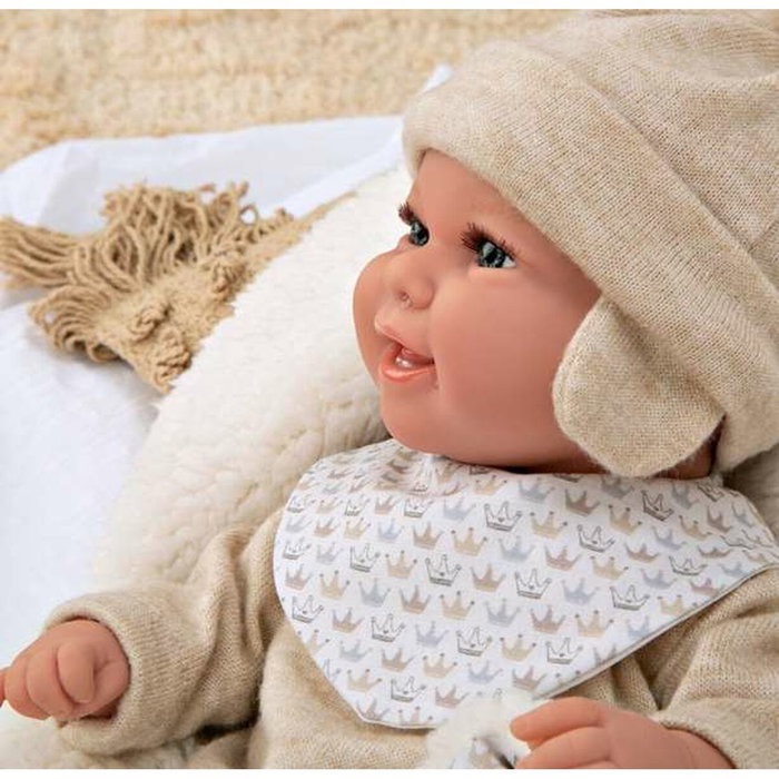 Muñecas Arias Elegance 35 Cm Beige con Manta