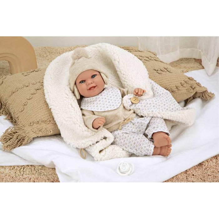 Muñecas Arias Elegance 35 Cm Beige con Manta