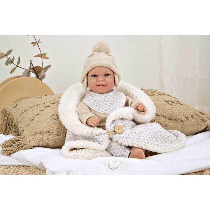 Muñecas Arias Elegance 35 Cm Beige con Manta