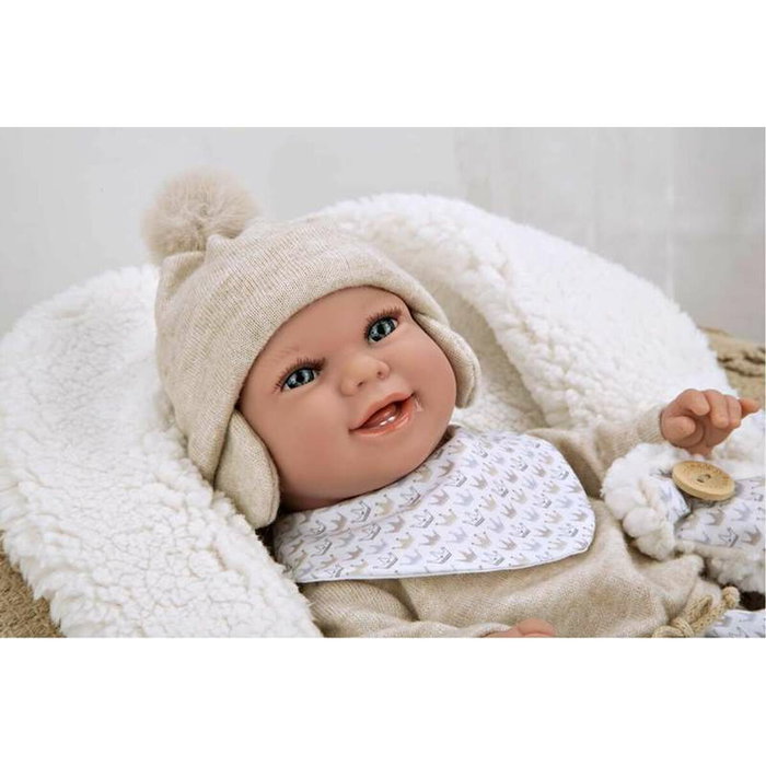 Muñecas Arias Elegance 35 Cm Beige con Manta
