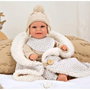 Muñecas Arias Elegance 35 Cm Beige con Manta