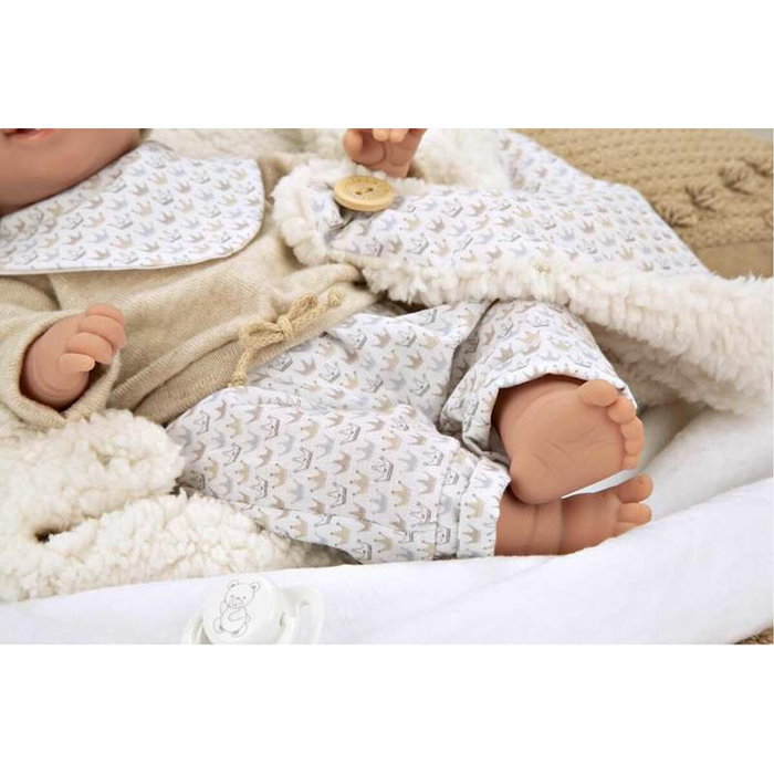 Muñecas Arias Elegance 35 Cm Beige con Manta