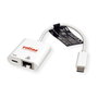 ROLINE Convertidor USB 3.2 Gen 2 Type C a Gigabit Ethernet con puerto PD 100W, Blanco