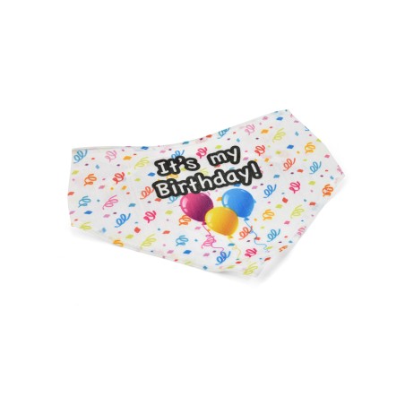 Croci Party-Bandana para Perro "It's My Birthday!" - Pequeña 18x20 cm (Set de 3)