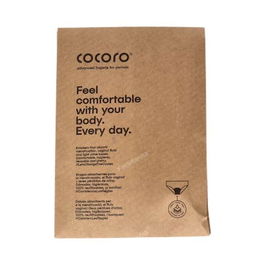 COCORO Braguita Menstrual Negra Flujo Moderado 4/L.