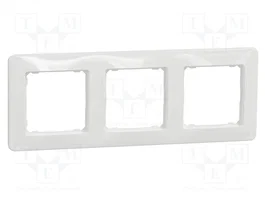 SCHNEIDER ELECTRIC Marco Sedna Design de 3 módulos blanco