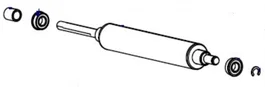 Zebra Rodillo de transferencia P1083347-012 para ZT510
