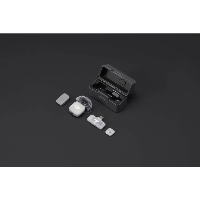 DJI Mic Mini 2 con 1 transmisor, 1 receptor y estuche de carga
