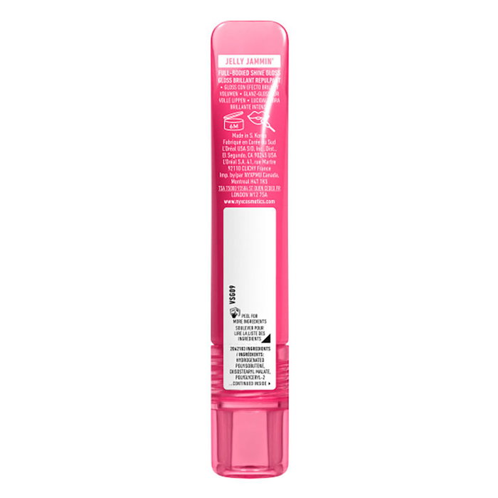 NYX Professional Make Up Jelly Job Brillo de Labios #Jelly Jammin - Efecto Volumen y Radiante, 1 unidad