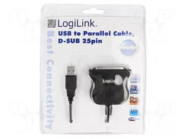 LOGILINK Adaptador USB 1.1 a D-Sub 25 pin