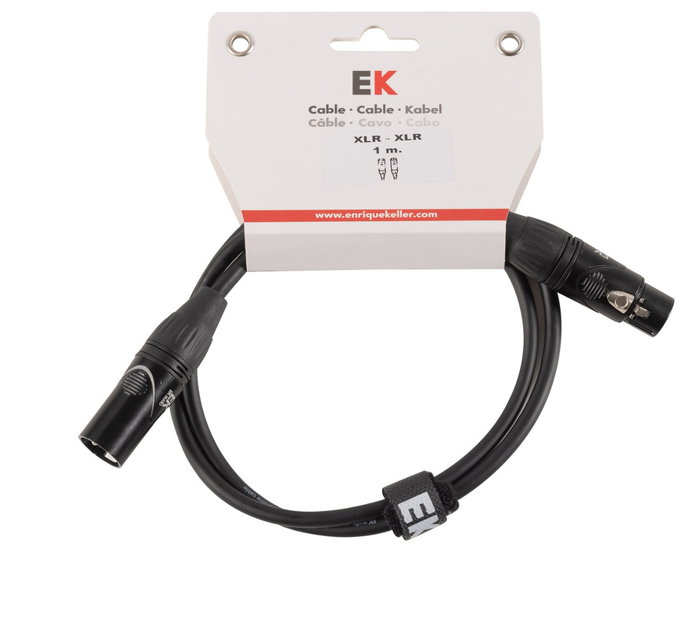 Cable Ek Audio para Micrófono Xlr/Xlr 6 m Cable Ek Audio para Micrófono Xlr/Xlr 6 m