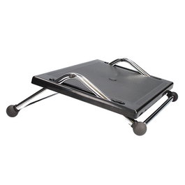 Holmios Reposapiés de oficina ergonómico ajustable de acero