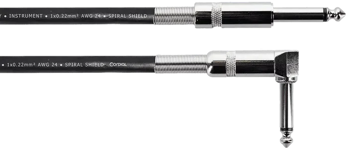 Cordial Cable de Guitarra Jack 6 M Recto/Acodado