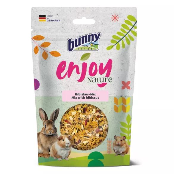 Bunny Nature Snacks Enjoy Nature Mix Con Hibisco 7x50 gr Bunny Nature Snacks Enjoy Nature Mix Con Hibisco 7x50 gr