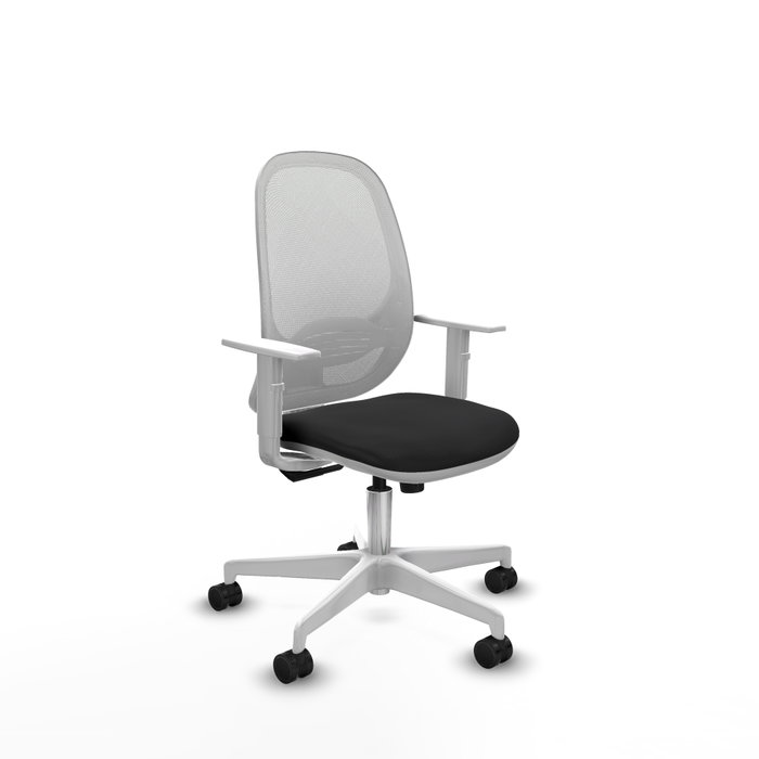 PIQUERAS Y CRESPO Silla de oficina Cilanco con mecanismo Sincro, Negro y Blanco PIQUERAS Y CRESPO Silla de oficina Cilanco con mecanismo Sincro, Negro y Blanco