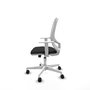 PIQUERAS Y CRESPO Silla de oficina Cilanco con mecanismo Sincro, Negro y Blanco