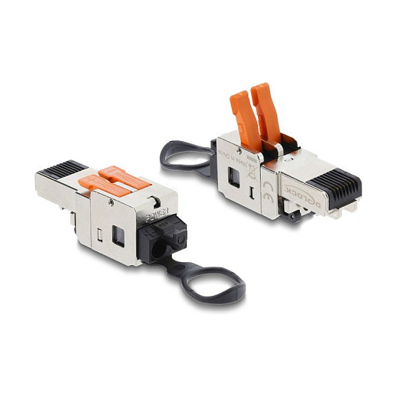 DeLOCK 90710 Conector de potencia compuesto RJ45 2 pines sin herramientas DeLOCK 90710 Conector de potencia compuesto RJ45 2 pines sin herramientas