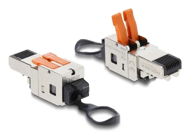 DeLOCK 90710 Conector de potencia compuesto RJ45 2 pines sin herramientas DeLOCK 90710 Conector de potencia compuesto RJ45 2 pines sin herramientas