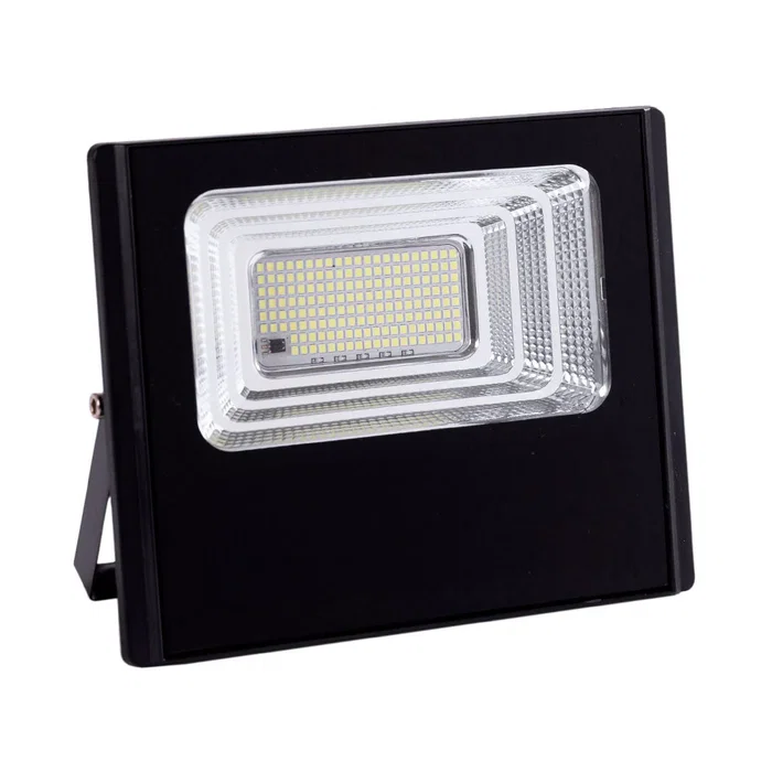 Proyector LED Solar 65W 4000K Panel 6V/8W Batería 3.2V/5000mAh Control Remoto HO-SOLARFL-65W-01-W