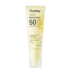 FRESHLY COSMETICS D+ Natural Suncare Mineral Fluid SPF50 50g