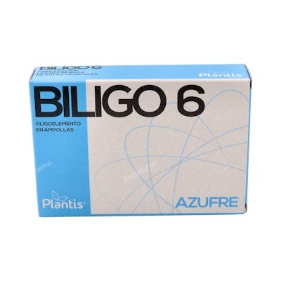 PLANTIS BILIGO 6 Azufre 20 Ampollas PLANTIS BILIGO 6 Azufre 20 Ampollas