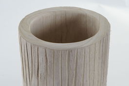 DKD Home Decor Jarrón Alpino Boho Charm Natural 15 x 24 x 15 cm (2 Unidades)