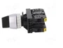 SPAMEL Interruptor Rotativo ST22 22mm 3 Posiciones NA x2 Negro