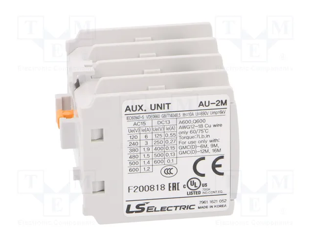 LS ELECTRIC Contactores auxiliares AU-2M 1A1B